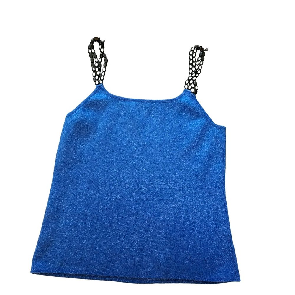Michelle Antonelli Royal Blue Tank Top Size Large